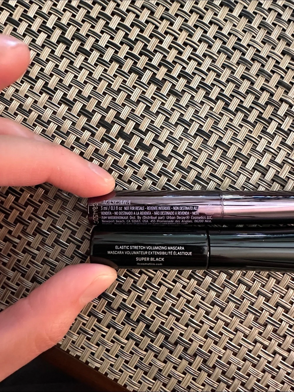 it cosmetics Superhero Duo w/ Urban decay perversion mascara. No box! Travel siz